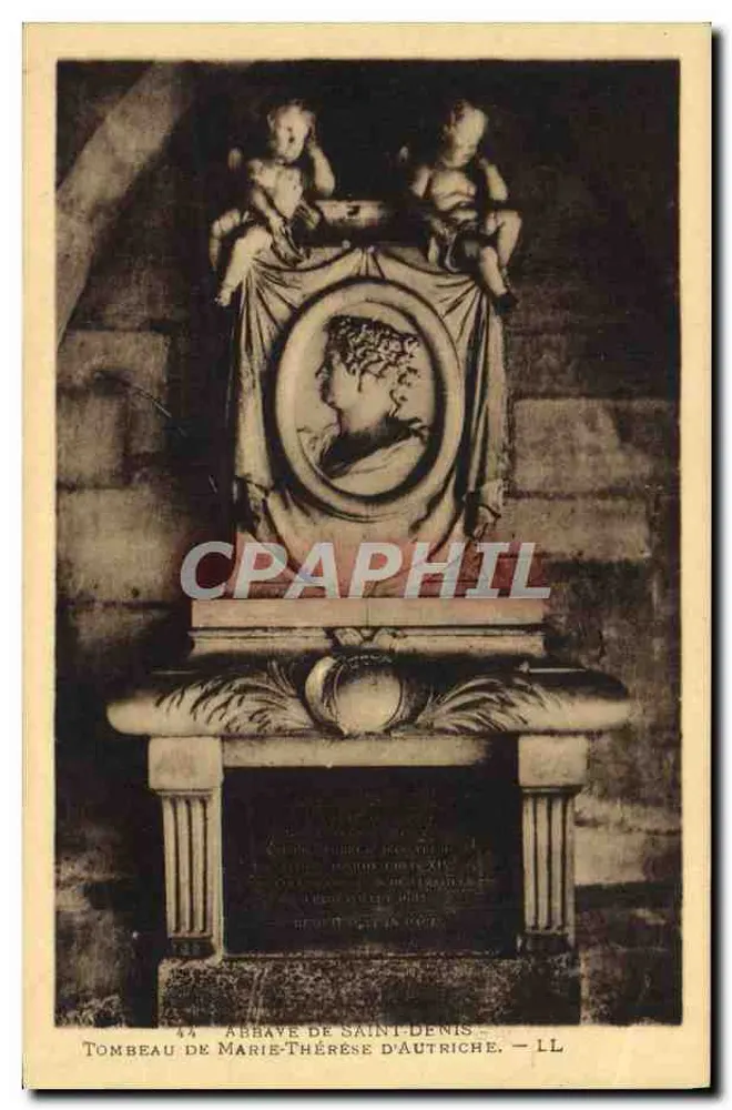 Grab Marie-Thérèse d'Autriche — Abtei Saint-Denis — LL - Vorderseite