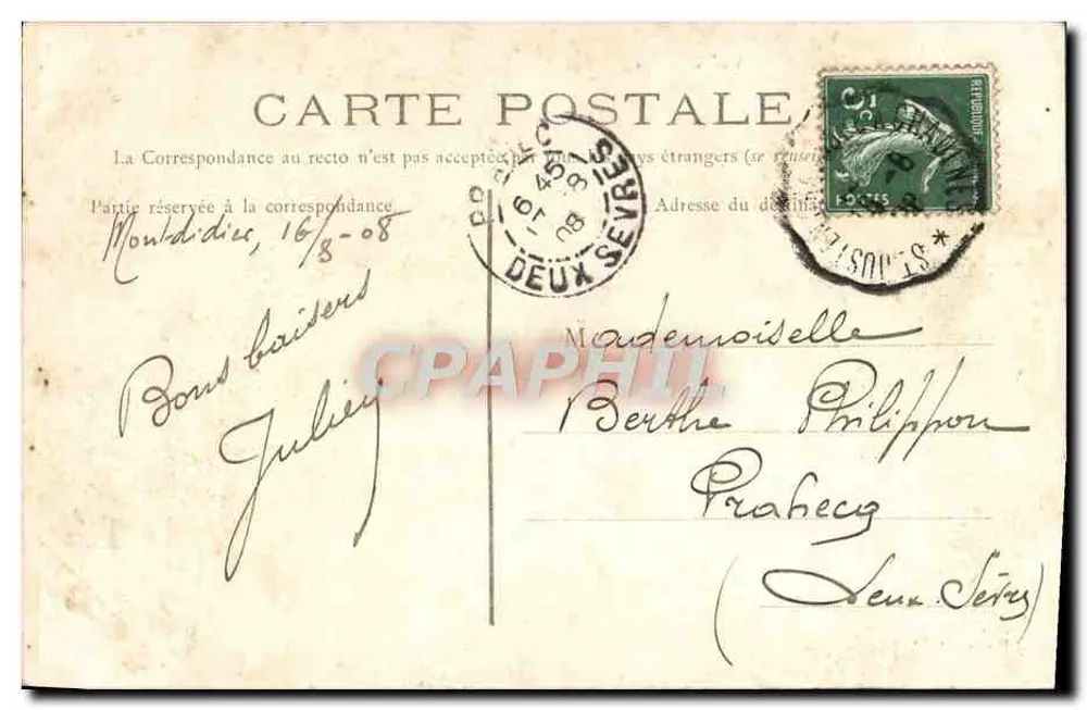 Montdidier — Vue Générale — Librairie L. Vallée, éditeur - Verso
