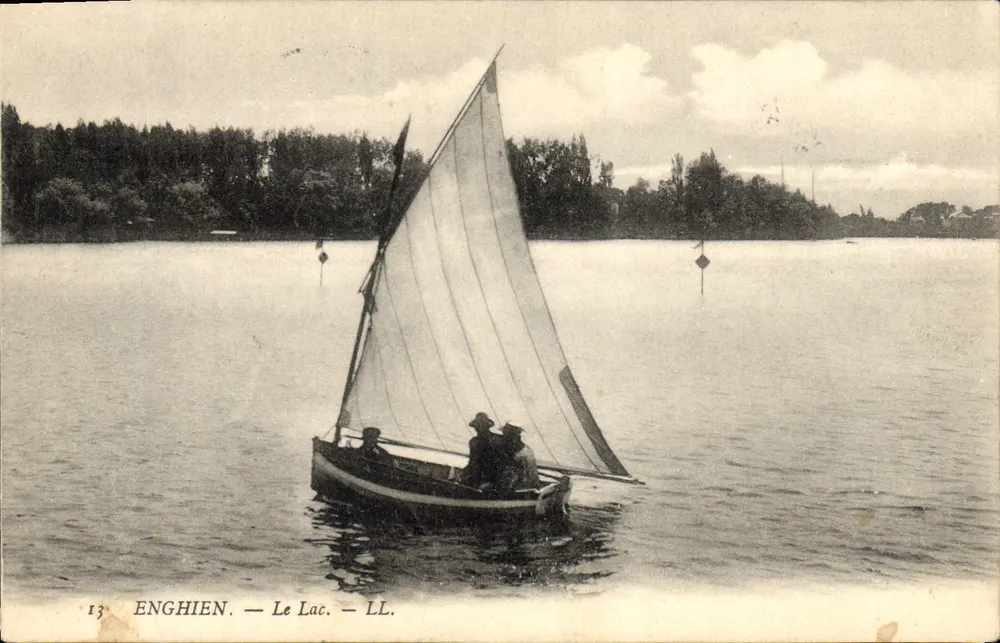 Enghien — O Lago — LL. — 13 - Frente