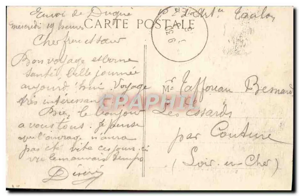Avignon — Vista geral — Ponte sobre o Rio Rône — Edição Giletta n°2061 - Verso