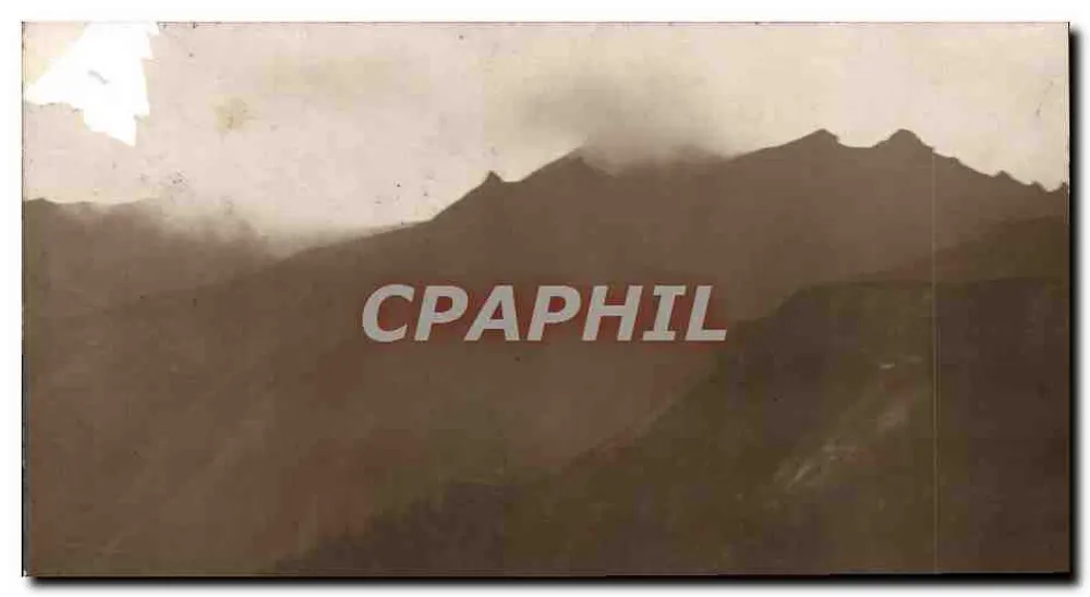 Montagnes enneigées — vue panoramique — éditeur non identifié - Frente