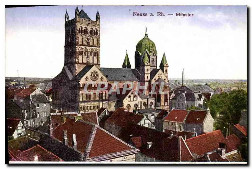 Neuss a. Rh. — Münster — vista da catedral - Frente