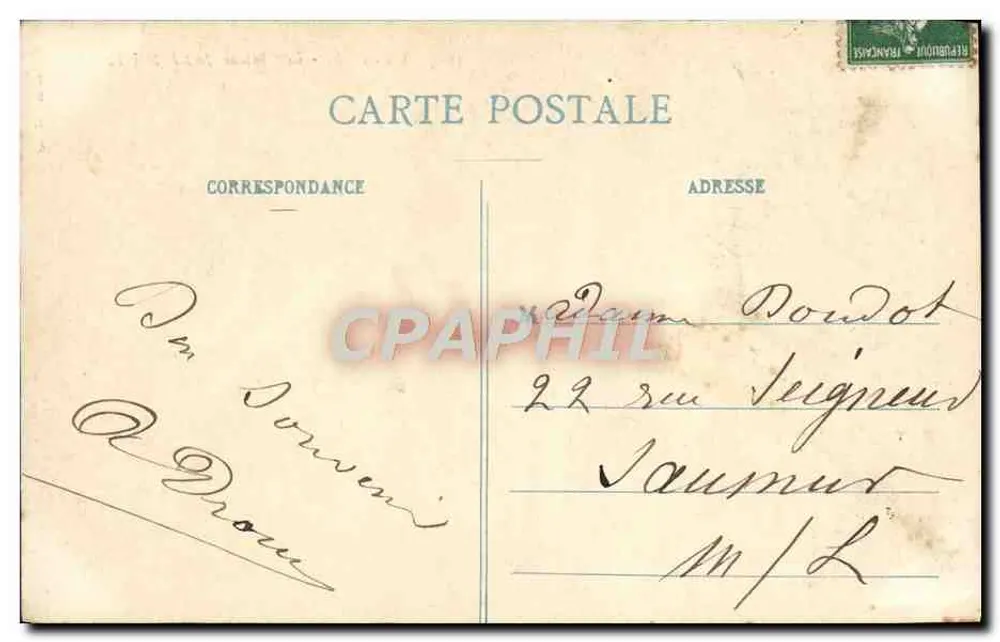 Lourdes - Das FestungsSchloss und die Stadt — E. Erfoury Verlag, Nr. 16 - Rückseite