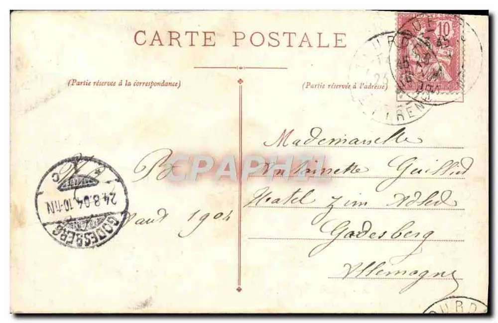 LOURDES — A Gruta e a Basílica — D. T. ÉDITEUR, N° 108 - Verso