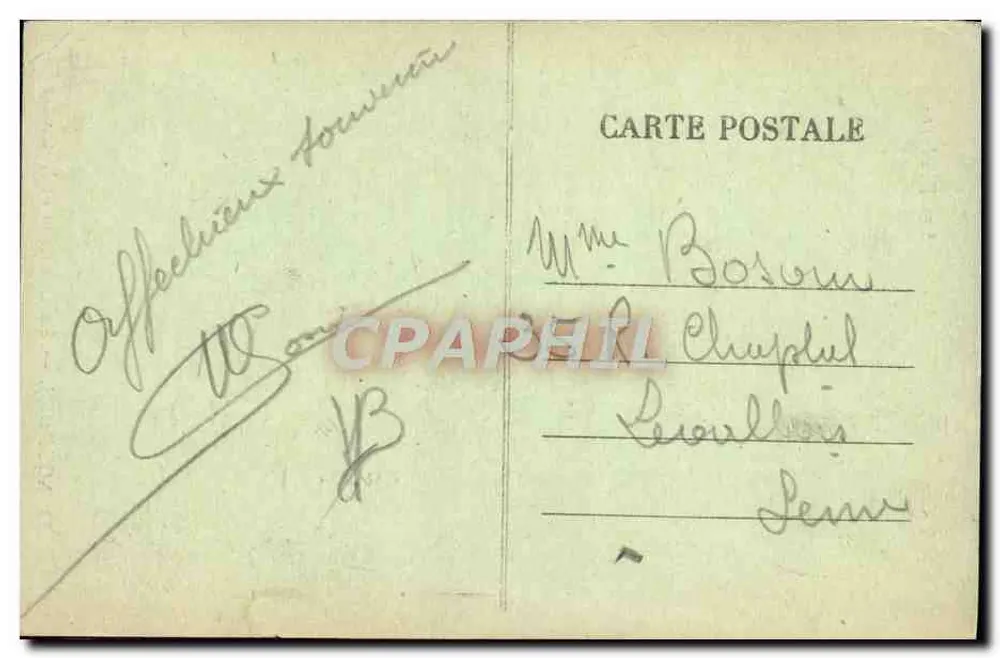 Lourdes — A Basílica e a Gruta — Editor Les Pyrénées, n°88 - Verso