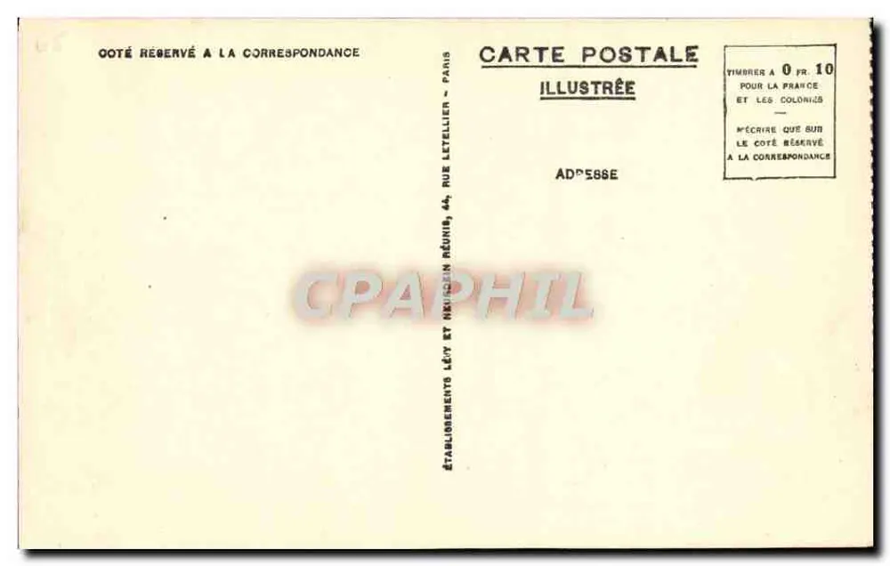 LOURDES — 라 그로트와 라 바실리크 — LL. — 발행사 LL, 번호 59 - 뒷면