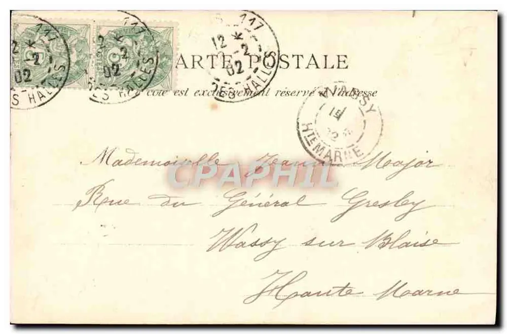 Frau, die Früchte pflückt — Verlag: W. H. Tuck & Sons, Paris — Nr. 114 - Rückseite