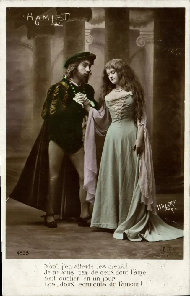 Hamlet — Theater Szene — Walery Paris n°4398 - Vorderseite