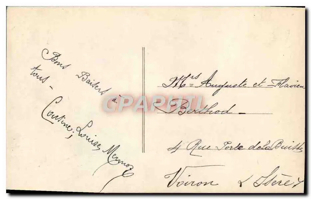 Mädchen mit Fischen — 1. April — grüner 5c-Briefmarken der Französischen Republik - Rückseite
