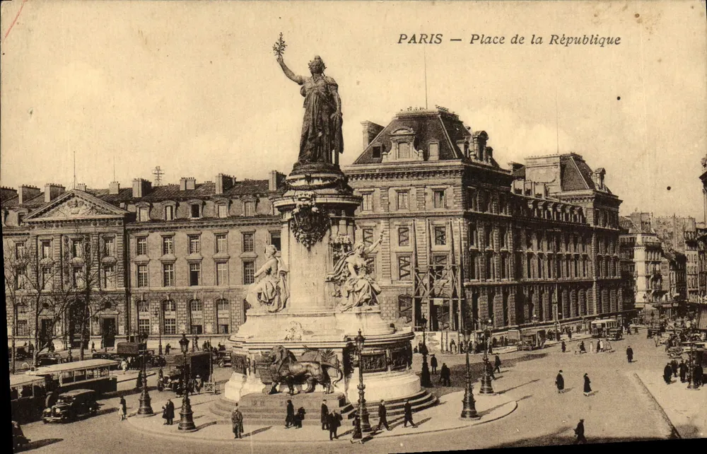 PARIS — Praça da República — Édit. à Liberté, n°2 - Frente