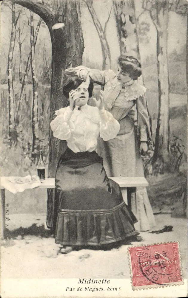 Midinette — Nenhuma brincadeira, hein! — V. P. Paris - Frente