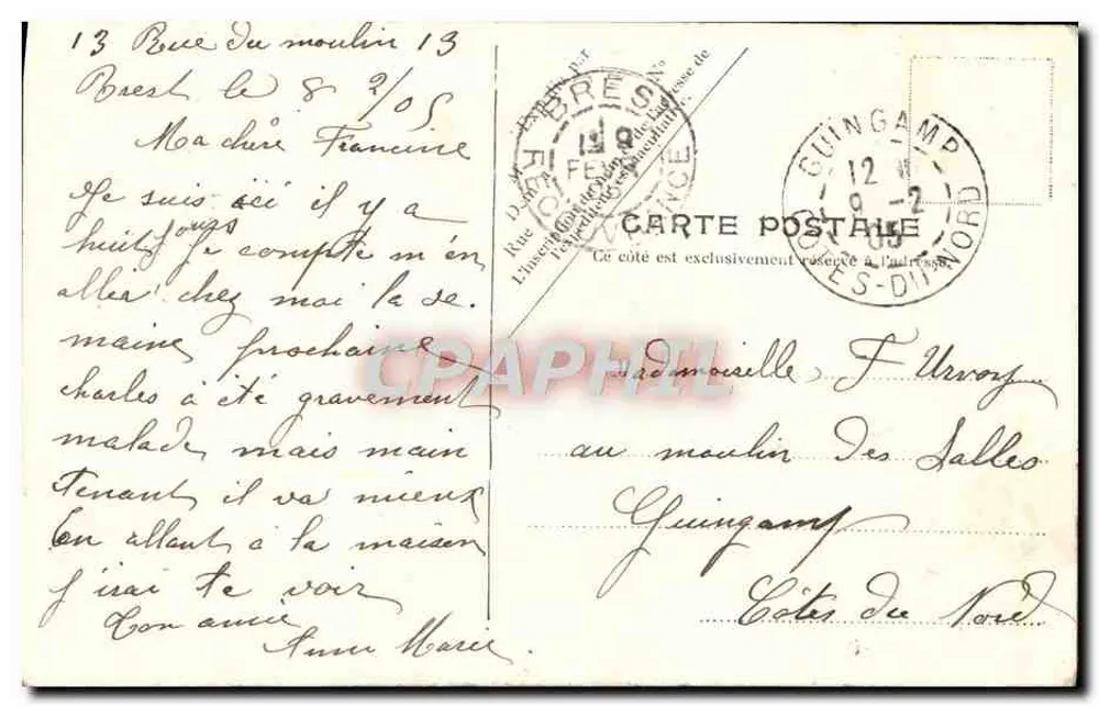 Midinette — Nenhuma brincadeira, hein! — V. P. Paris - Verso