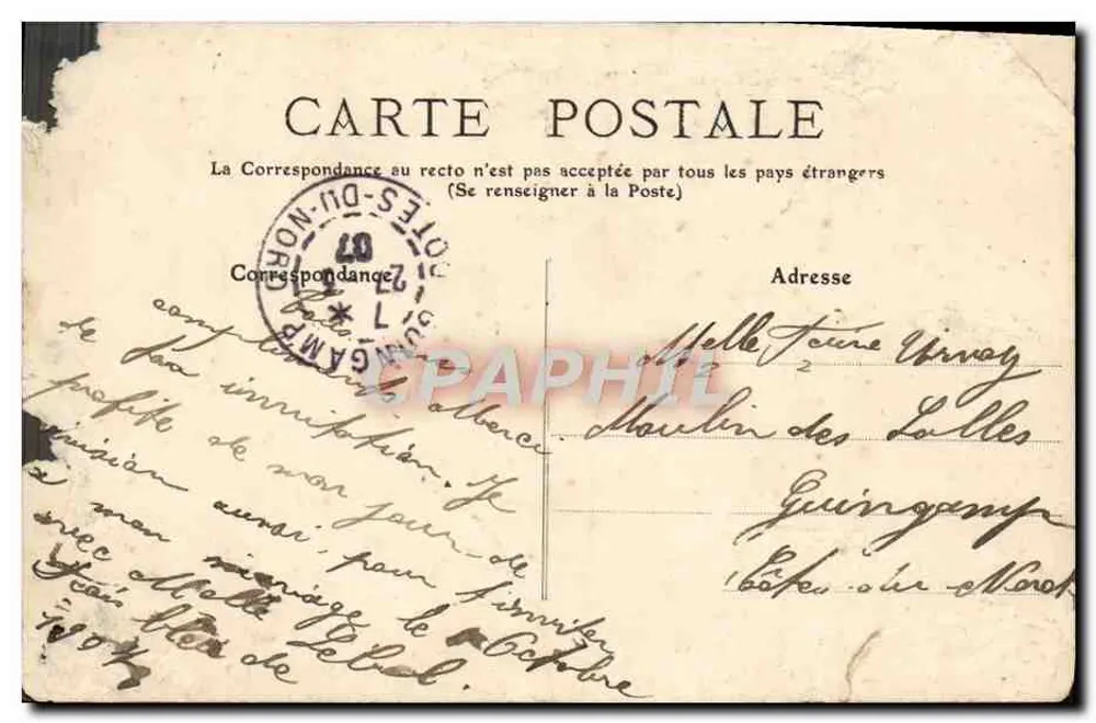 Faubourg du Temple au Canal Saint-Martin (Xe et XIe arrondissements) — Collection F. Fleury, n° 798 - Verso