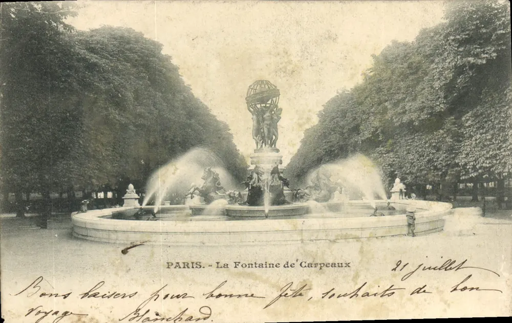 Paris - La Fontaine de Carpeaux — Verlag und Seriennummer nicht lesbar - Vorderseite