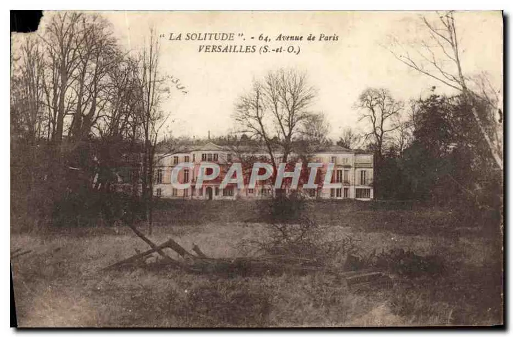 A Solitude — 64, Avenida de Paris — Versailles (S.-et-O.) - Frente