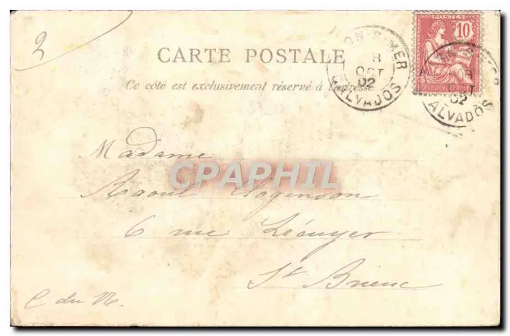 Lyon — O Castelo, fachada — J. Higouarch (N°45bis) - Verso