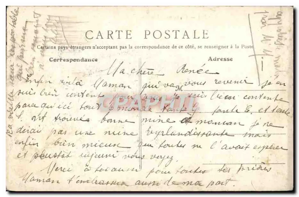 Chaumont-sur-Loire — Het Kasteel — Uitgever: Graphi, n° 501 - Achterkant