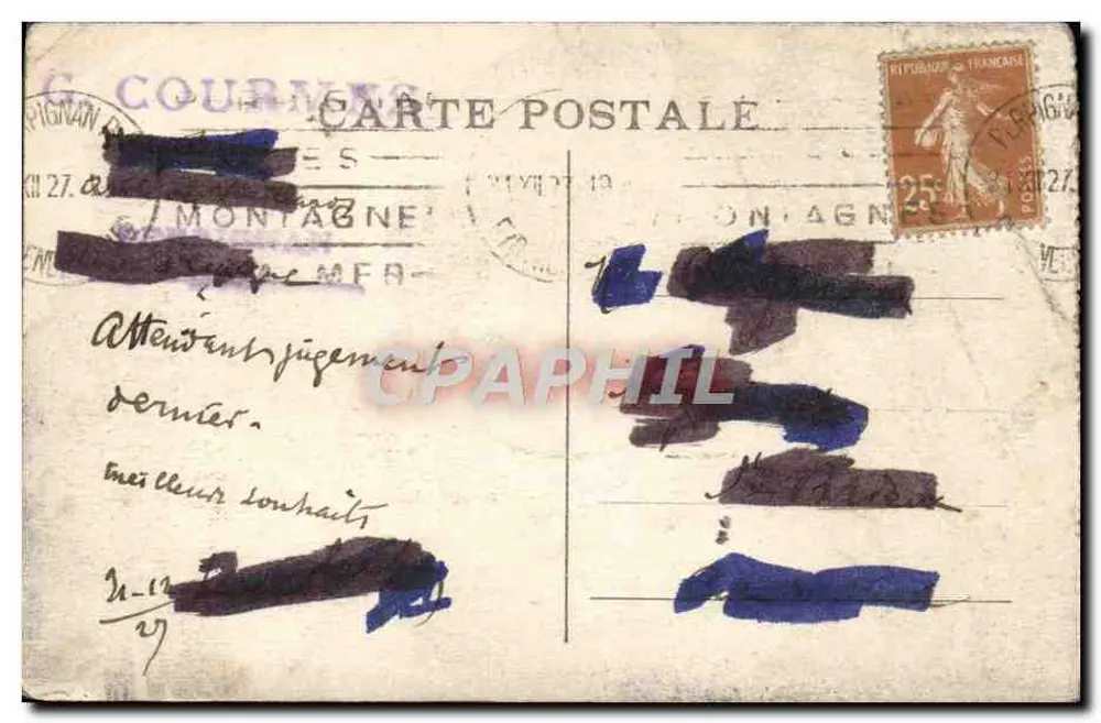 Perpignan (P.-O.) — Le Castillet et porte Notre-Dame — Édité par Edii. Coudere - Verso