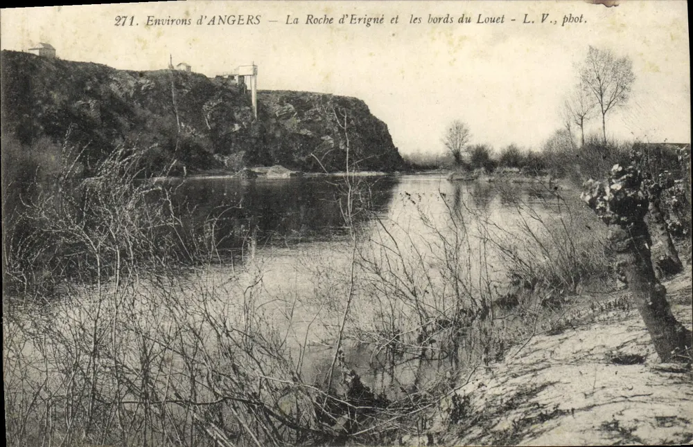 Umgebung von ANGERS — La Roche d'Erigné und die Ufer des Louet — L.V., Foto Nr. 271 - Vorderseite