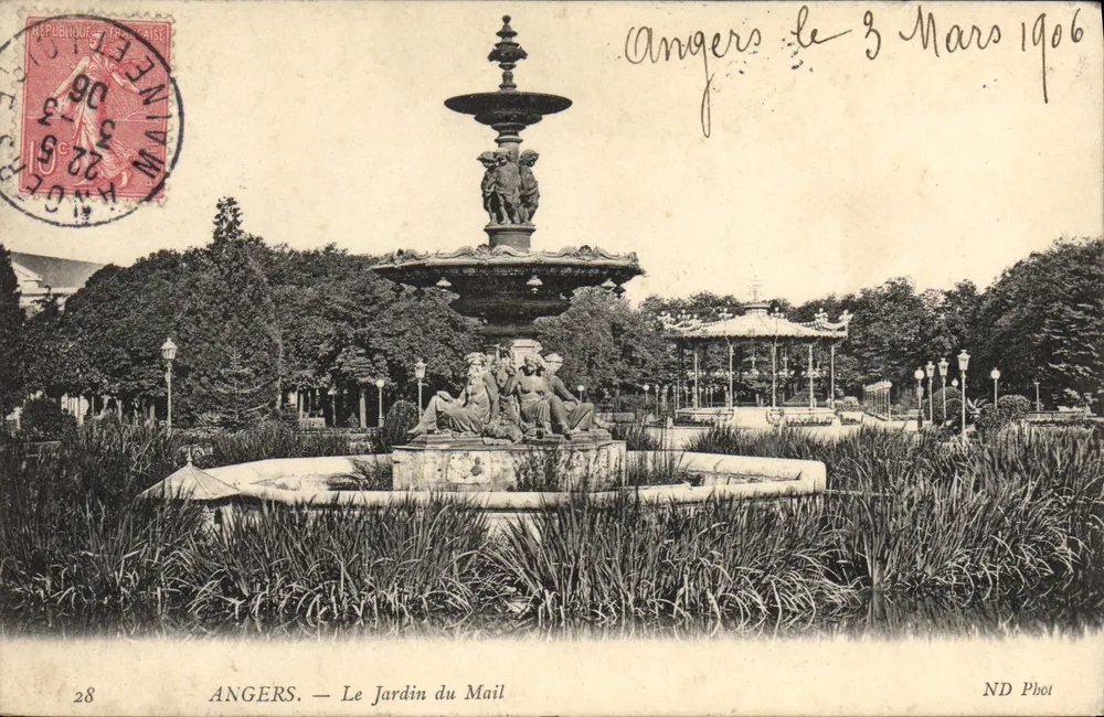 Angers — O Jardim do Mail — ND Phot, n°28 - Frente