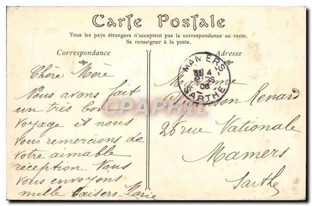 Angers — O Jardim do Mail — ND Phot, n°28 - Verso