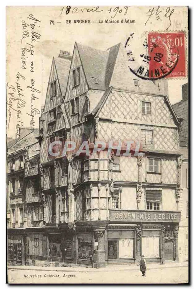 Angers — A Casa de Adam — Novas Galerias, Angers - Frente