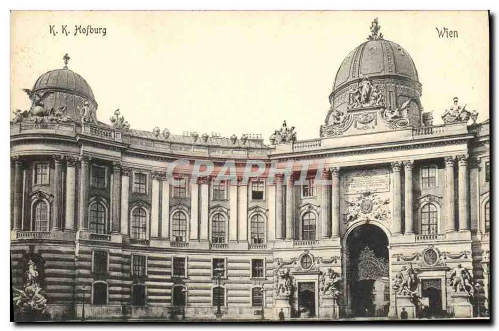 K. K. Hofburg — Wiedeń — Deutsch's Postkartenverlag, Wiedeń I N° 288 - Awers