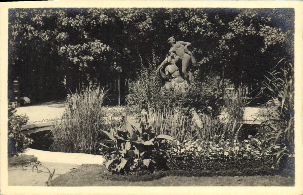 Volksgarten — Fauna und Nymphe — Verleger Wien, Serie VIII.2 - Vorderseite