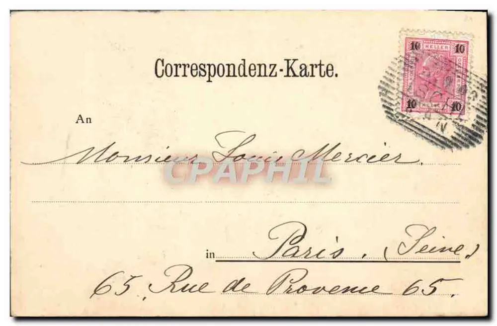 Lago de Gosau com o Dachstein — reprodução — L. Fränzl & Co., München, n° 866 - Verso