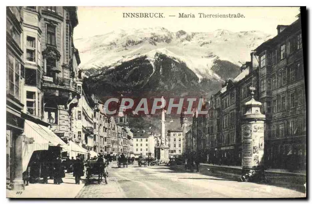 Innsbruck — Maria Theresienstraße — Verlag B. K. Sch. W. I. (134.) - Vorderseite