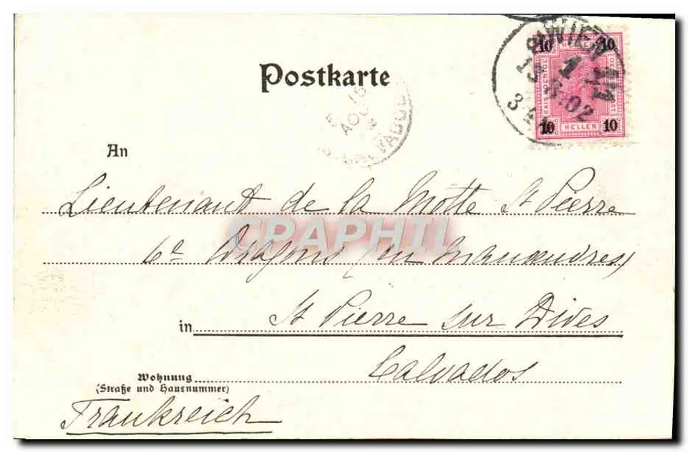 Volksgarten y Hofmuseen en Viena — editor Ledermann jr. Wien, número de serie no visible - Reverso