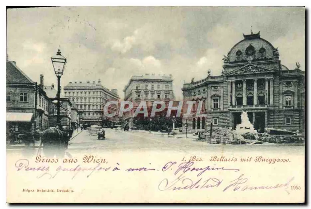 Bellaia mit Burggasse — 1. Bes. — Edgar Schmidt, Dresden, Nr. 1953 - Vorderseite