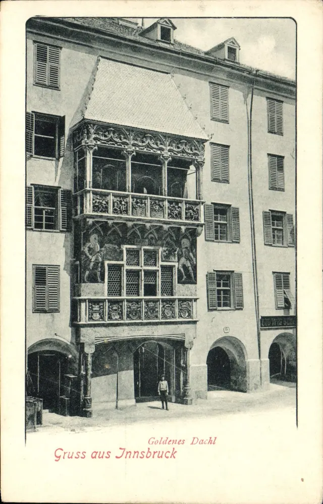 Goldenes Dachl — Innsbruck — Ludwig Schmid - Vorderseite