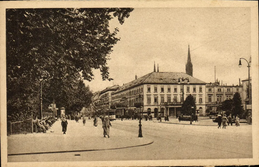 Wiesbaden — Wilhelmstraße — A rua de Guilherme — Williamstreet — 22/109 - Frente