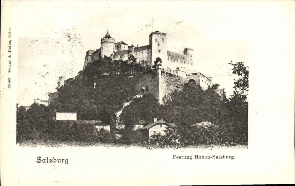 Salzburgo — Fortaleza Hohen-Salzburg — Schaat & Dathe, Trier - Frente