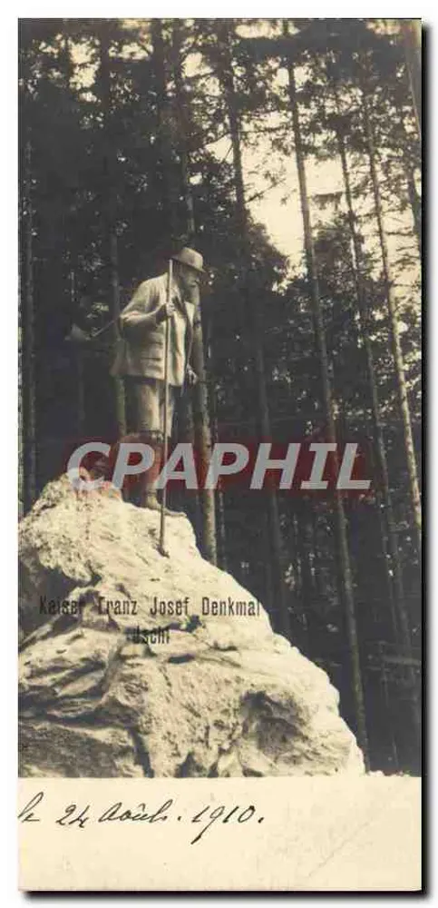 Monumento Franz Joseph — Dsch — editor B. K. W. L. - Frente