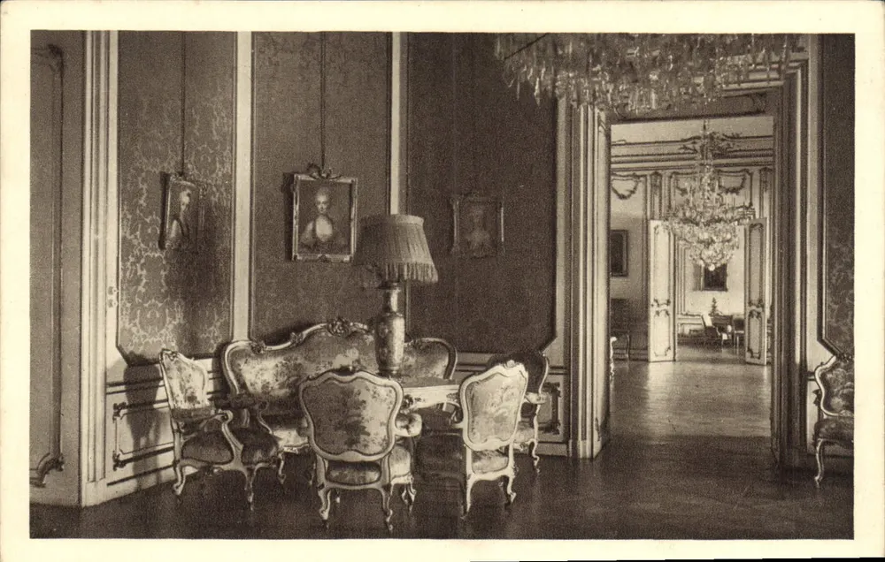 Wien — Schönbrunn, Schloss — Empfangssalon der Kaiserin Elisabeth - Vorderseite