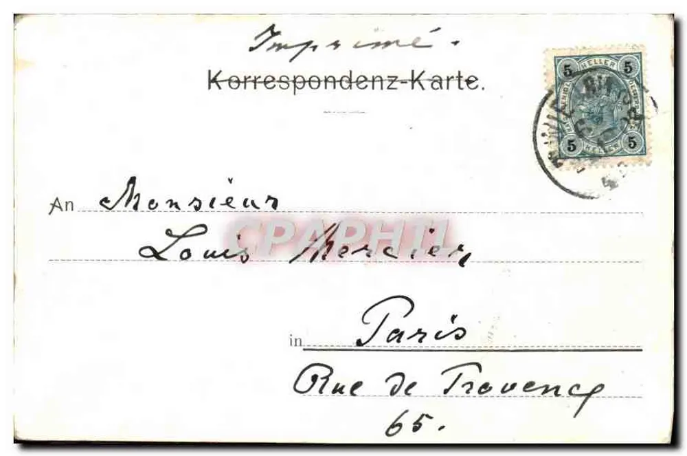 Viena, Belvedere — vista do palácio e dos jardins — A. Böhm, Viena, I. - Verso