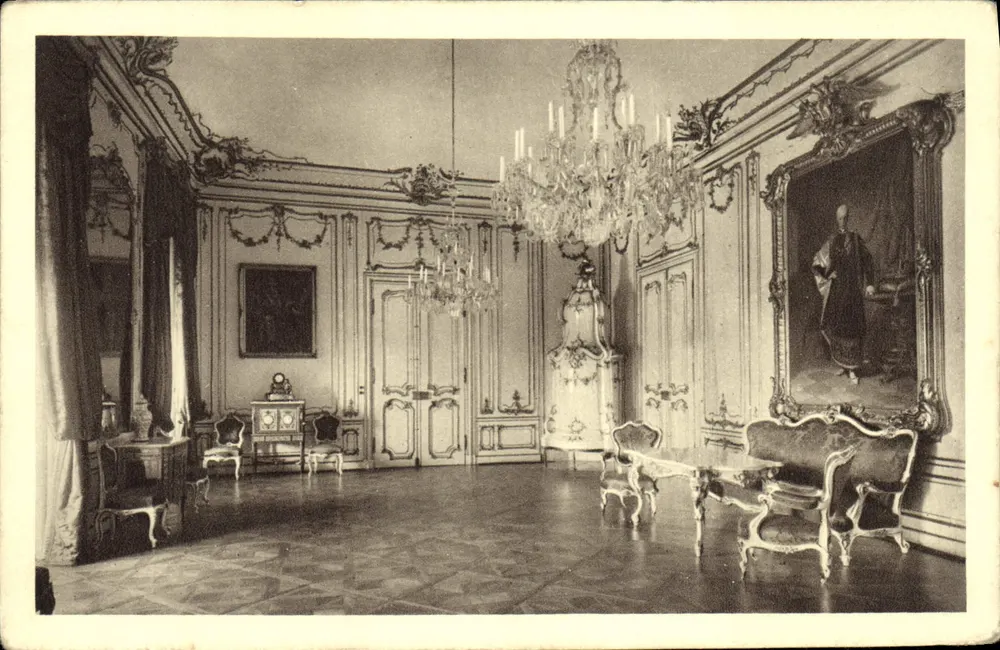 Wien — Schönbrunn, Schloss — Maria-Antoinette-Parkzimmer - Vorderseite