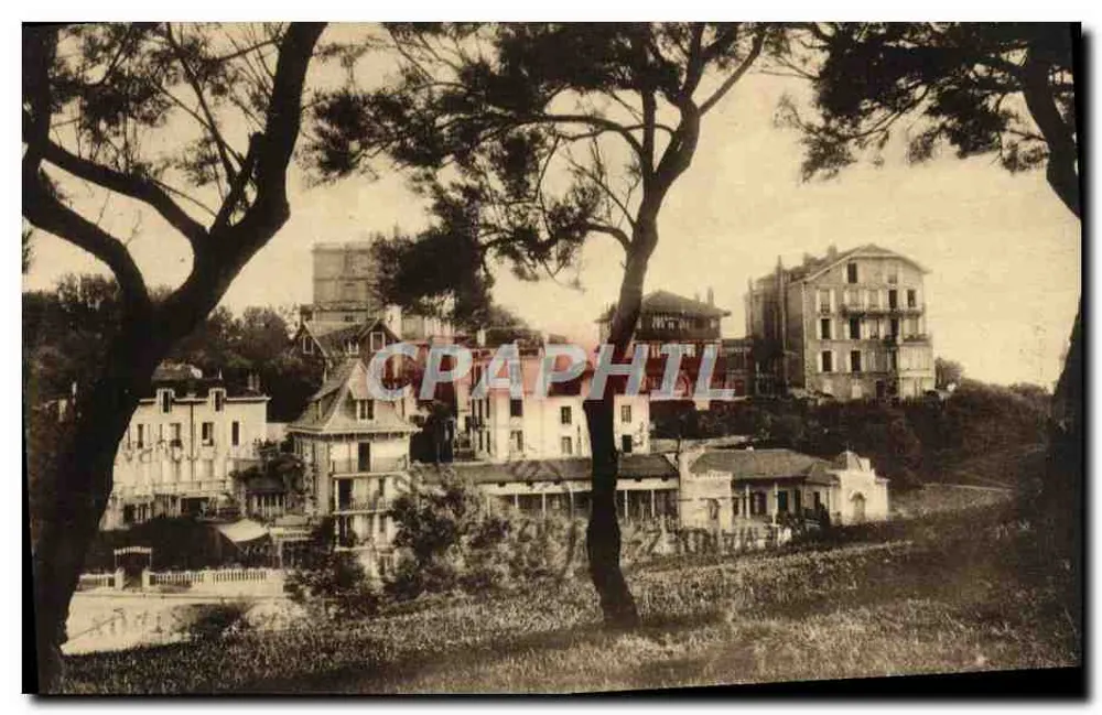 Villen von Port-Vieux — Biarritz — Phototypie Marcel Delanne - Vorderseite