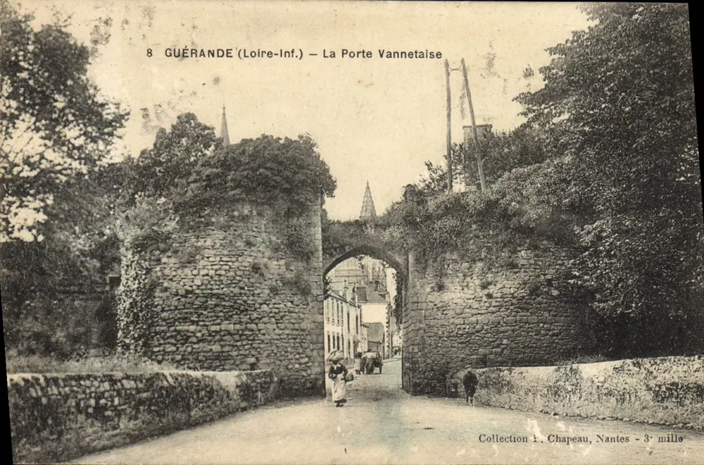 Guérande (Loire-Inf.) — La Porte Vannetaise — Collectie Hoed, Nantes - 3 duizend - Voorkant