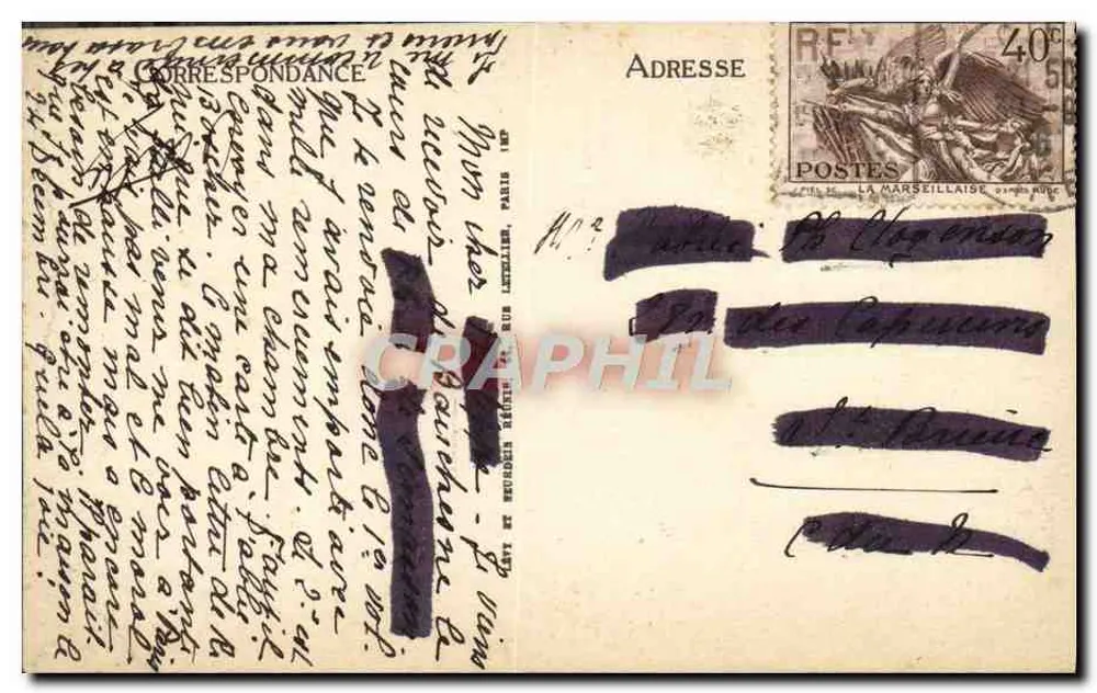 Gien — Blick auf die Loire und Blick auf den Schloss — Edition Nouvelles Galeries - Rückseite