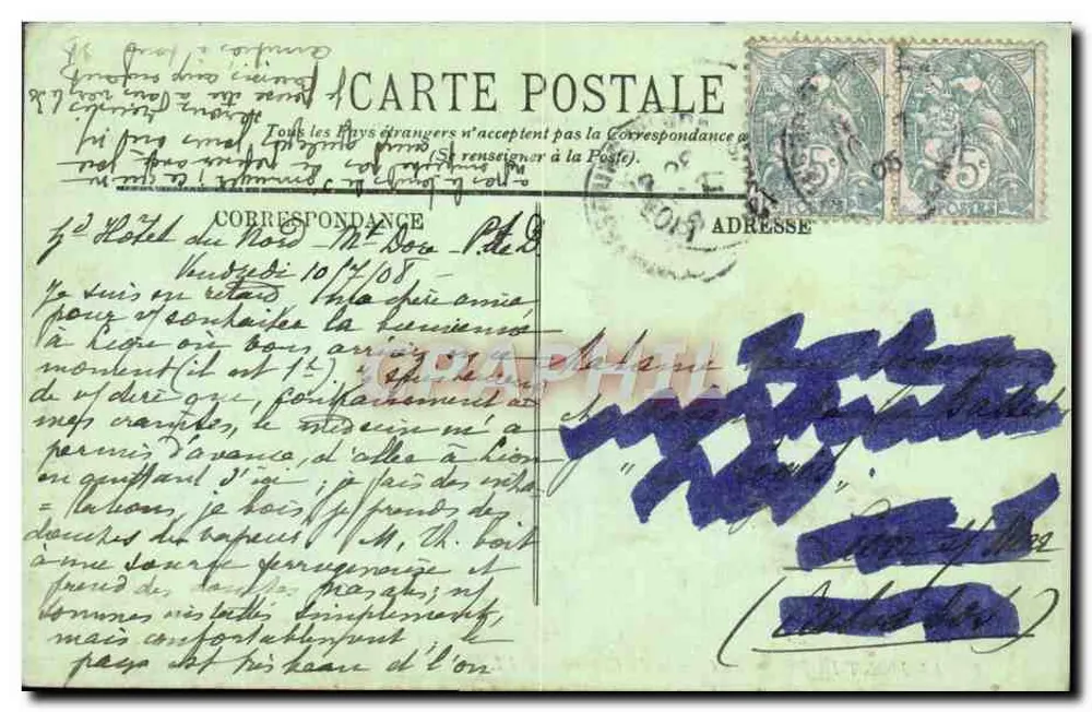 LE MONT-DORÉ, visto do Caminho do Capuchinho — LL — n°4 - Verso