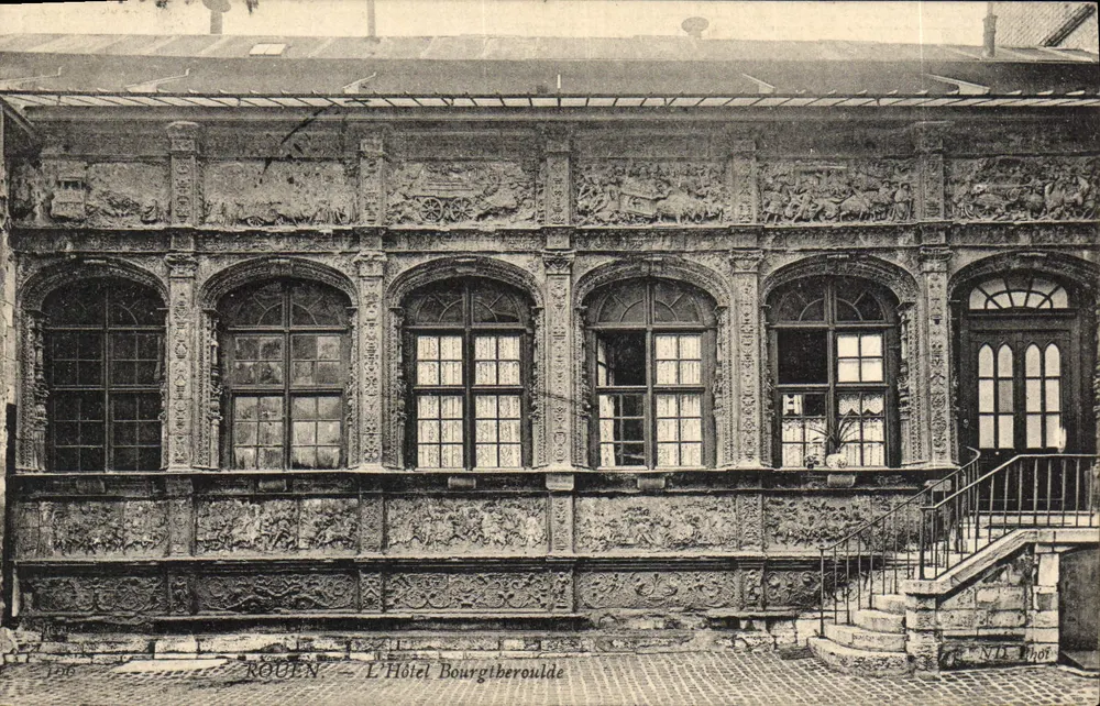 Rouen — O Hotel Bourgibieroulde — N.D. 1907 - Frente