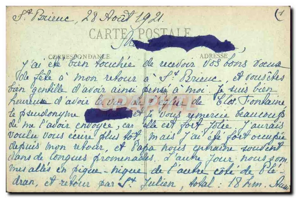 Mont-Saint-Michel — La Merveille — J.P. 416 — Edição especial na Abadia - Verso