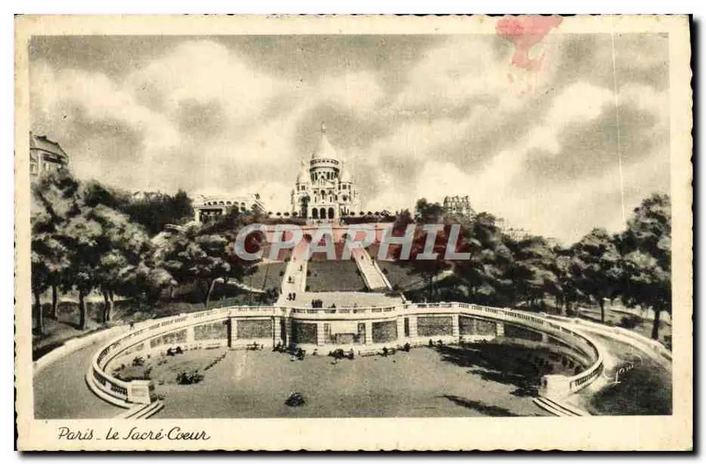 Paryż — Święty Serce — widok panoramiczny — Photolux nr 1021 - Awers