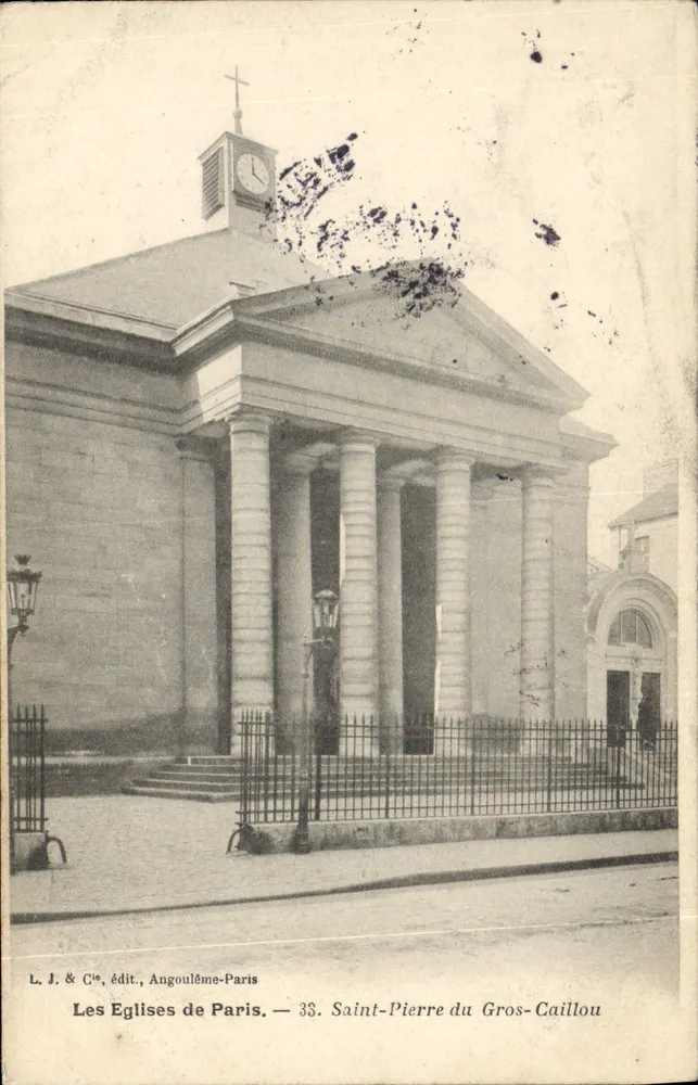 Kirche Saint-Pierre du Gros-Caillou — Paris — L. J. & Cie, Verleger, Angoulême-Paris — Nr. 33 - Vorderseite