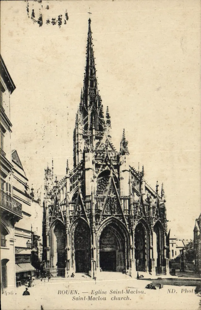 Rouen — Igreja de São Maclou — ND. Foto - Frente