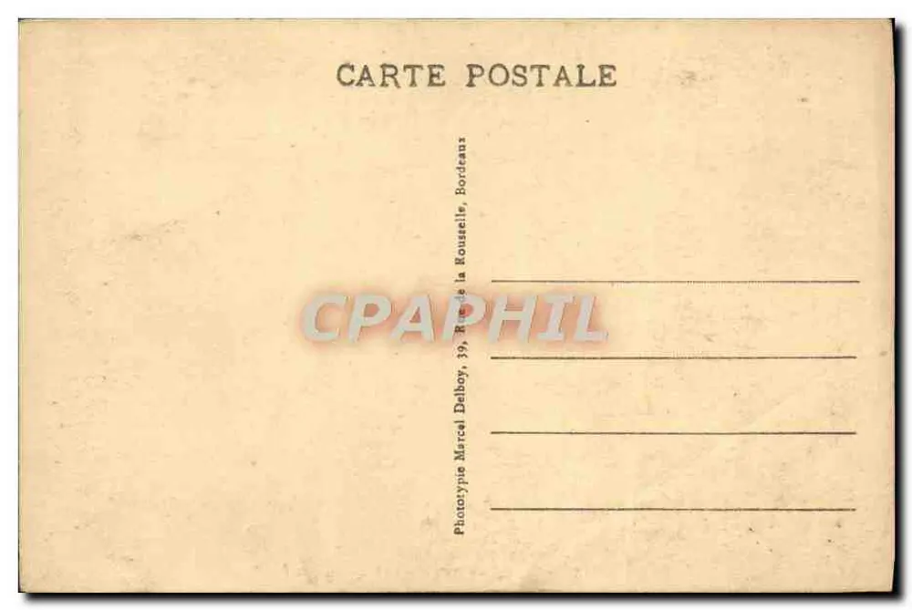 Bordeaux — Ruínas do Palácio Gallien — Yobled - Verso
