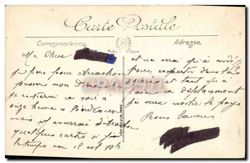 Bordeaux — O Ponte de Bordeaux — LL. n° 98 - Verso